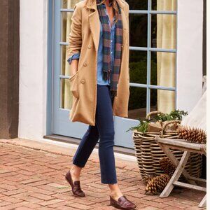 Frank & Eileen NWOT Belfast Trench Sweatshirt Trench Coat Triple Fleece - small